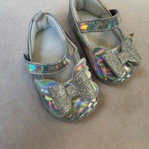 Stepping Stone Silver Dress shoes 3-6M